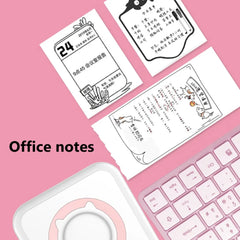 Mini Printer Portable Thermal Stickers